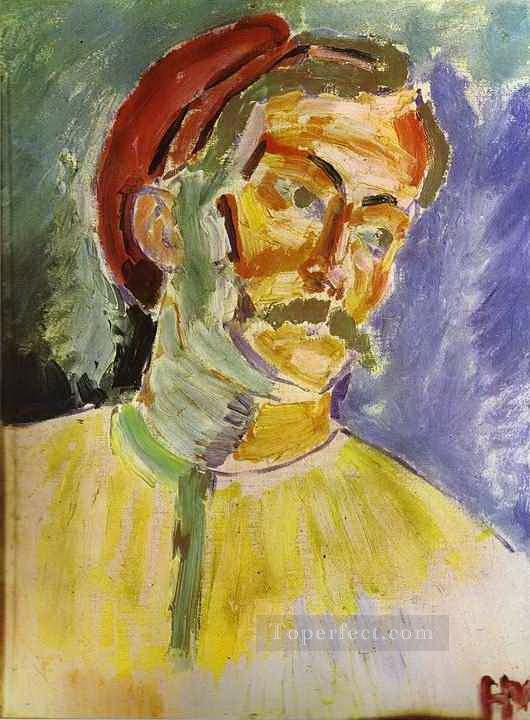Portrait of Andre Derain abstract fauvism Henri Matisse Oil Paintings